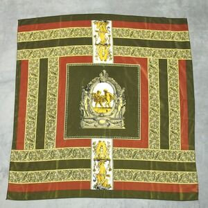 Vintage Italian Renaissance Designed Scarf 34x34